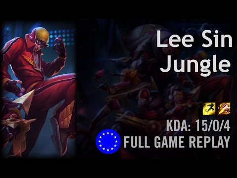 Lee Sin Jungle vs Jarvan IV - Gilius - EUW Challenger Path 6.1