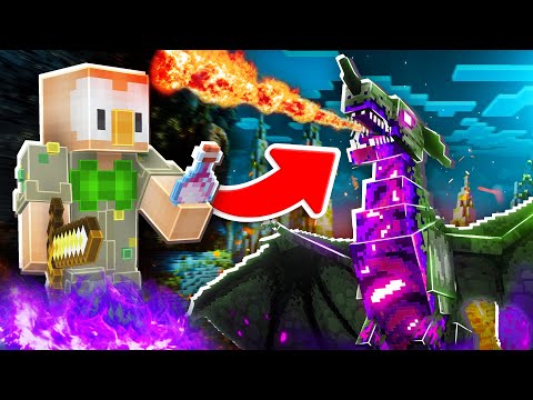 Minecraft'ı EJDERHA OLARAK BİTİRDİM!