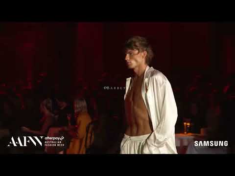 Jordan Barrett for the Michael Lo Sordo - Spring/Summer 2023 Fashion Show