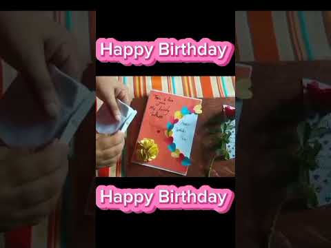 A nice and cute gift idea 🎁🎀....# Jarin's mom birthday.... #sorts #art#craft #3 Bestie's channel....