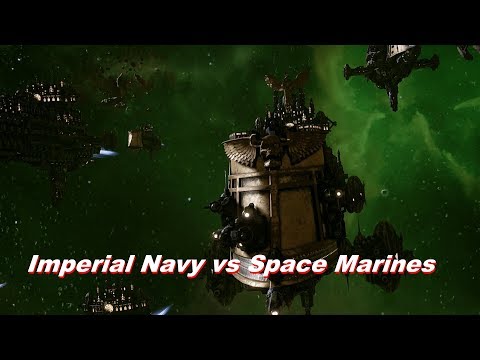 Imperial Navy vs Space Marines! Rank 161, Heroic Difficulty, 1500 Points - Battlefleet Gothic Armada