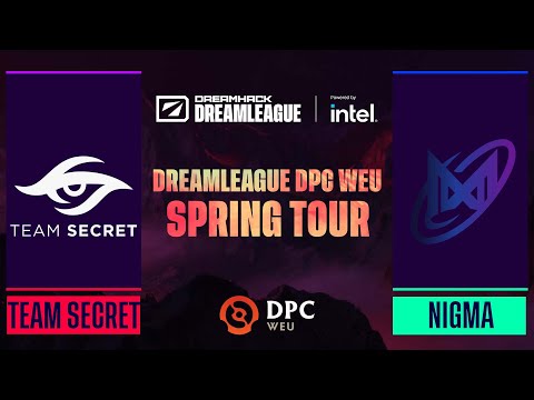 Dota2 - Team Secret vs Nigma Galaxy - Game 1 - DPC WEU Tour 2 - DreamLeague Season 17