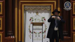 הרה"ג אהרון בירנצוויג שליט"א בשיחה בהיכל ישיבת 'באר יהודה'