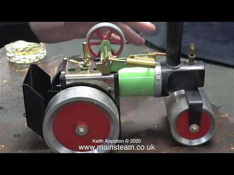 A MAMOD STEAM ROLLER RUNNING ON ALTERNATIVE FUEL