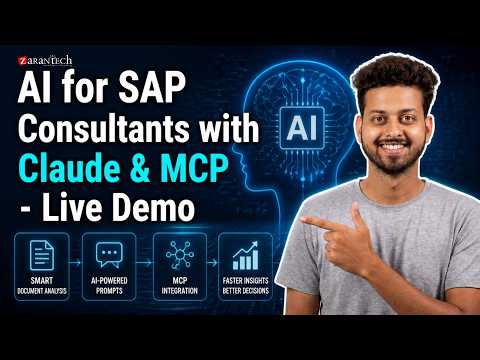 AI for SAP Consultants with Claude MCP Live Session ZaranTech