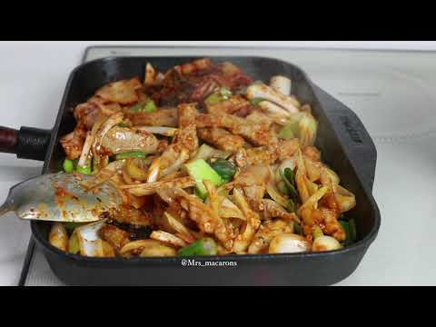 항정살볶음/마카롱여사