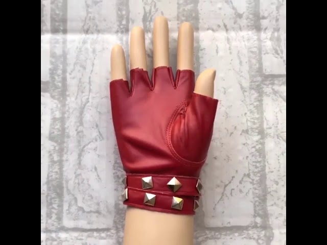 Vídeo relacionado con BLESSUME Guantes Steampunk Gótico Unisex Cosplay Accesorios Gloves Negro