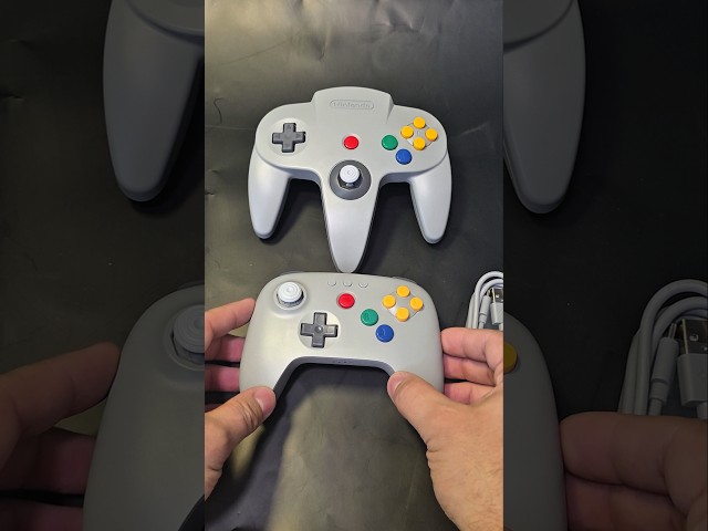 Vídeo relacionado con 8BitDo 64 2.4G Wireless Controller for Original N64 Console, Analogue 3D, and Windows (Grey)