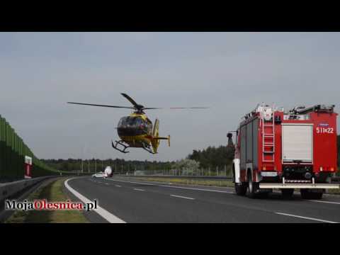 11.07.2016 Wypadek na S8 pod Oleśnicą
