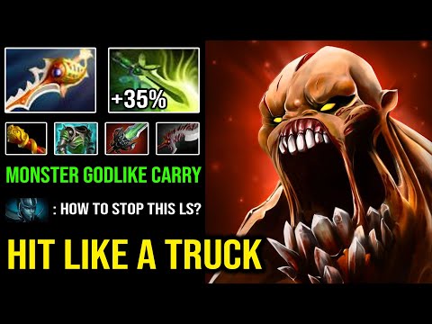 INSANE GODLIKE CARRY!! Butterfly + Rapier Lifestealer Even Max Slotted PA Can't Stand 1v1 DotA 2
