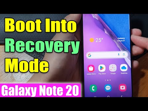Galaxy Note 20: How to Boot Into Recovery Mode