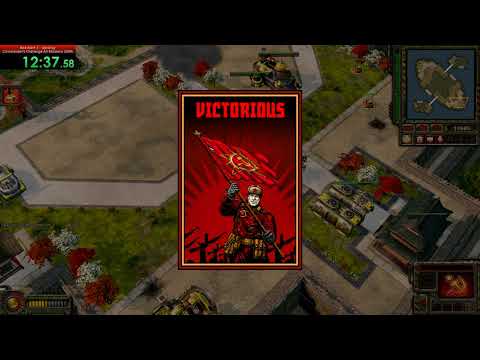 Red Alert 3 Uprising. Commander's challenge speedrun. All missions 100%: 6:07:03