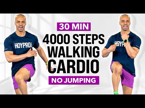 30 Minute Walking Workout for Weight Loss | 4000 Steps | No Jumping | Easy Cardio | Walk at Home