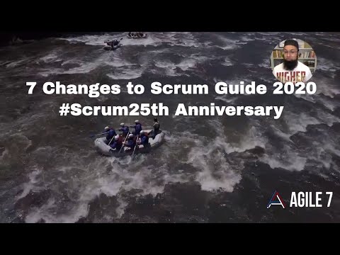 My reaction to the 7 changes in the Scrum Guide 2020 #scrum25th