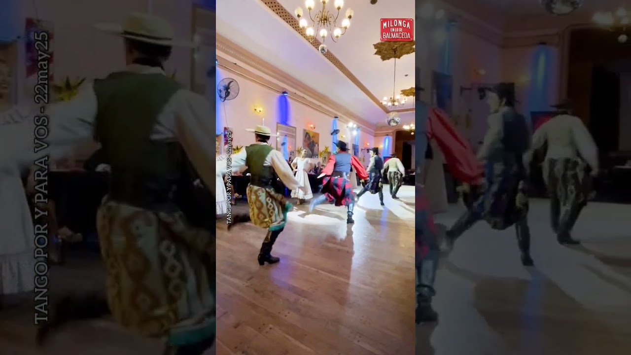 Video thumbnail for Compañía folklórica popular de Leonardo Freire. En lo de Balmaceda Milonga 23may25