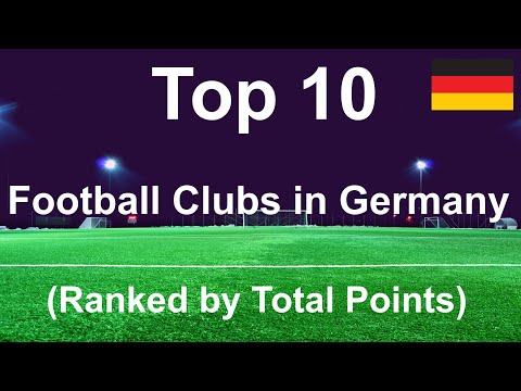 Top 10 Football Clubs in Germany - Ranked by Total Points (1963-2020)