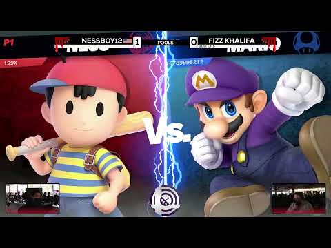 Nessboy12 (Ness, duh) vs Fizz Khalifa (Mario) - Ultimate Singles Pools - MAJOR UPSET