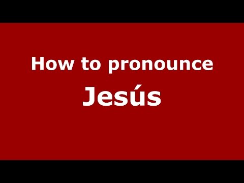 How to pronounce Jesús (Colombian Spanish/Colombia)  - PronounceNames.com