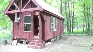 Off Grid Cabin & Guest Cabin update tour and walk through 7-27-2013 part 2