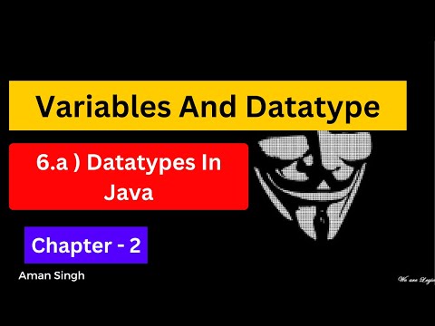 Datatype In Java Chapter 2 Java Placement Course