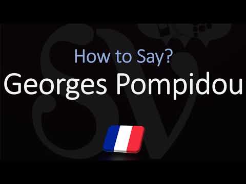 How to Pronounce Georges Pompidou? (CORRECTLY) French & English Pronunciation