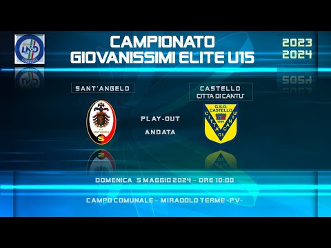 31. Sintesi playout andata Sant'Angelo vs Castello - Giovanissimi U15 Elite Lombardia