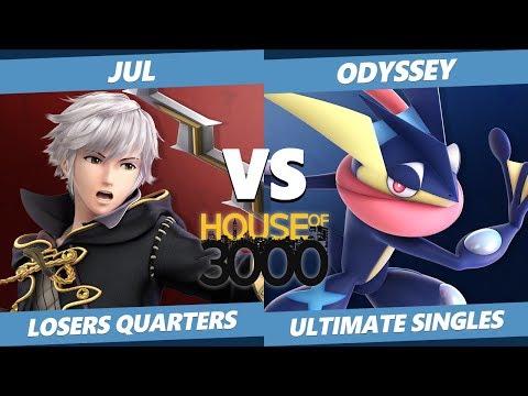Smash Ultimate Tournament - Jul (Robin) Vs. Odyssey (Greninja) SSBU Xeno 199 Losers Quarters