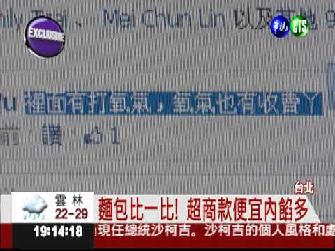 25元"空心"麵包! 紅豆餡僅一點點