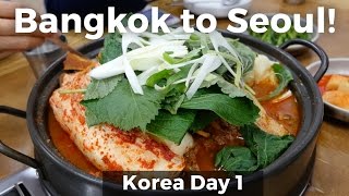Bangkok to Seoul, South Korea (Day 1) - YouTube