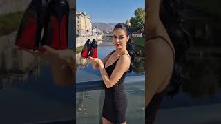 Try on and Walk in Louboutin So Kate 120mm.  Full Video in the description