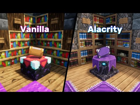 Minecraft: Vanilla vs Alacrity Resource Pack