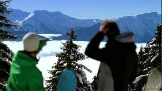 preview picture of video 'La glisse en famille - Station de ski Les Gets'