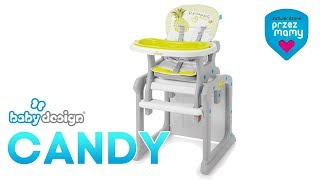 Babydesign Candy Prezentace jídelní židličky Candy