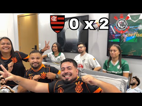 REACTS TO FLAMENGO x CORINTHIANS | Couple Rivalry