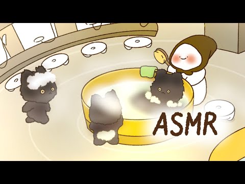 ◖ASMR animation◗ Cat's Spa Treatment ☁️