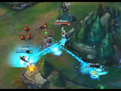 Bjergsen - Syndra double ult on LCS