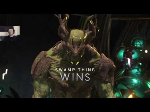 Injustice 2 1st MP gameplay pt29 - Swamp Thing vs. Harley