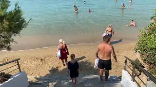 Thalia hotel beach Pefkos-Lindos Rhodes August 2022