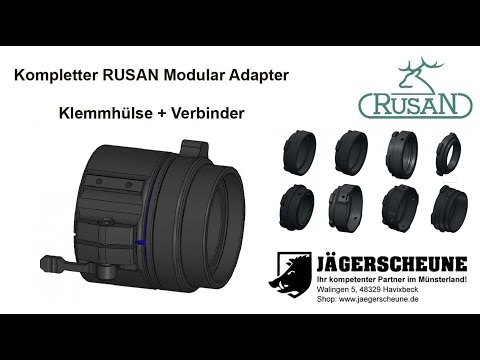Der neue Rusan Modular Adapter für Vorsatzgeräte