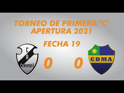 Primera "C" Apertura 2021 - Fecha 19 - Claypole 0 Alem 0 - Resumen