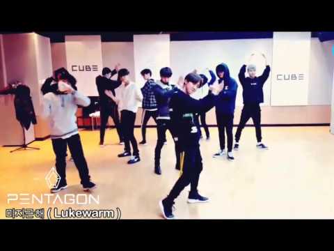 PENTAGON -  미지근해 (Lukewarm) Dance practice