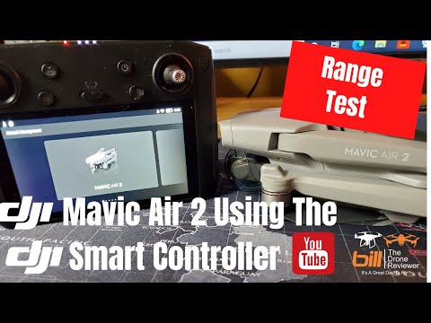DJI Mavic Air 2 Using The DJI Smart Controller Range Test
