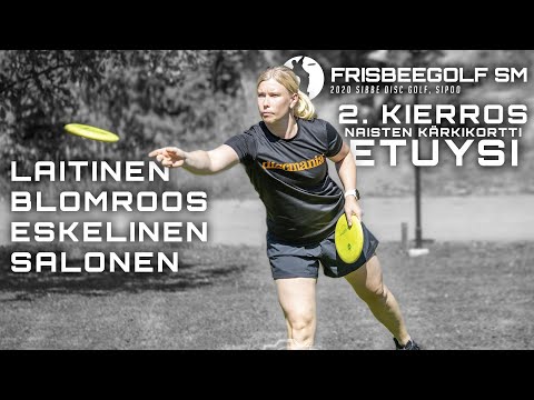FRISBEEGOLF SM 2020 - 2. kierros naisten kärkikortti ETUYSI