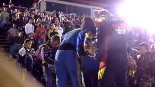 WoO drivers at Kokomo collect donations for Daron Clayton family