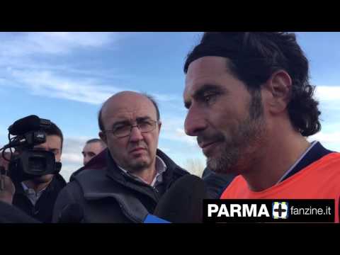 PARMAFANZINE.IT - Le parole di Lucarelli al termine della partitella in famiglia