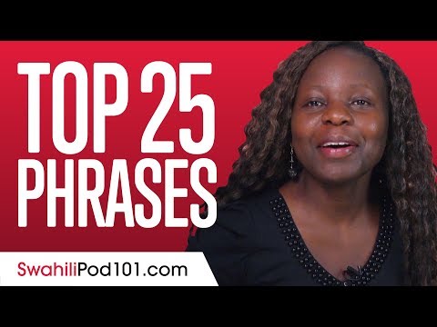 Top 25 Swahili Phrases