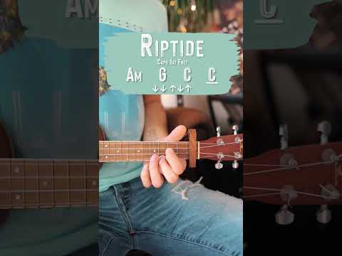 Riptide Vance Joy Ukulele Tutorial // Riptide Ukulele Lesson #shorts