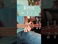 Riptide Vance Joy Ukulele Tutorial Riptide Ukulele Lesson Shorts