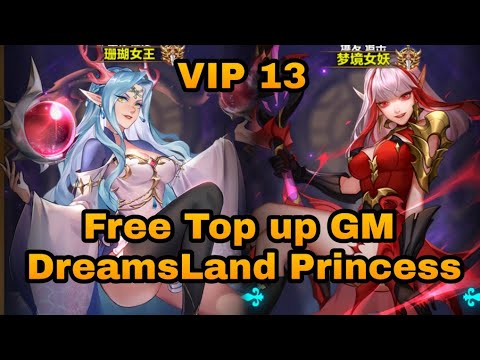 DreamsLand Princess P-Server VIP 13 - Free Top up GM + Free Hero ★5 & More