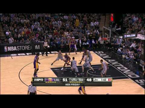 Wesley Johnson Highlights Lakers vs. Spurs 12.12.2014 - 13 Points, 5 Rebounds
